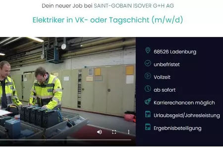 Jobangebot Elektriker 