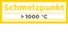 Schmelzpunkt > 1000 °C, Steinwolle