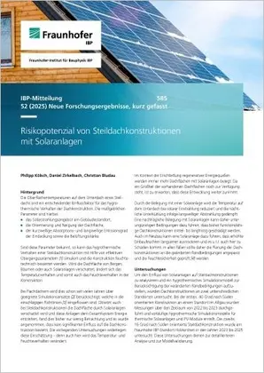 IBP-Mitteilung 585