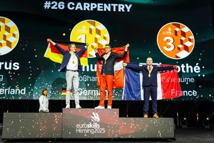 Linus Großhardt gewinnt Gold bei den EuroSkills 2025