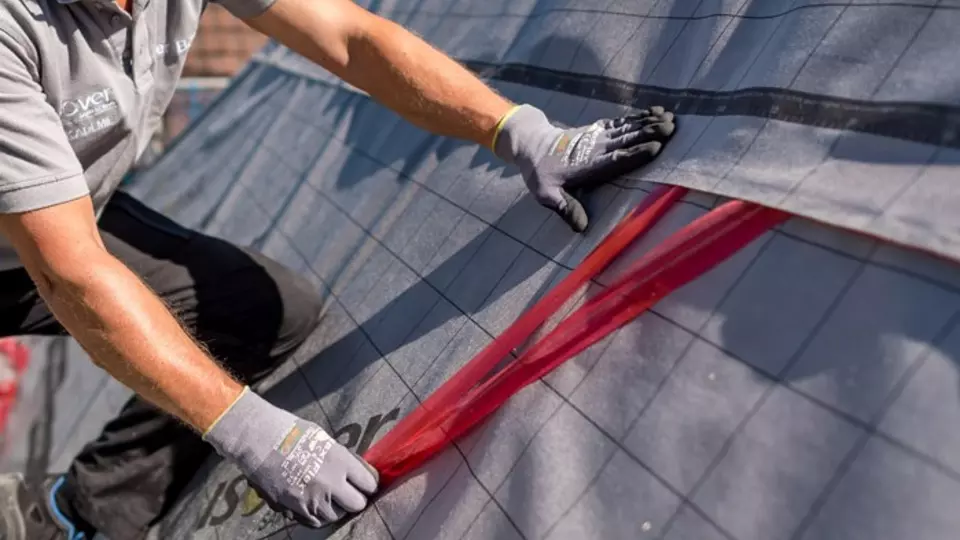 Überlappungsverklebung Supraplex auf Schalung
