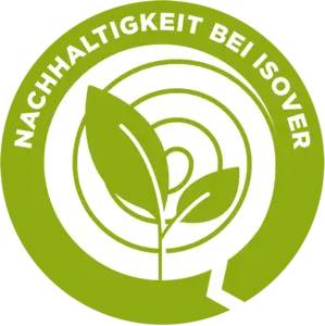 Signet Nachhaltigkeit bei ISOVER